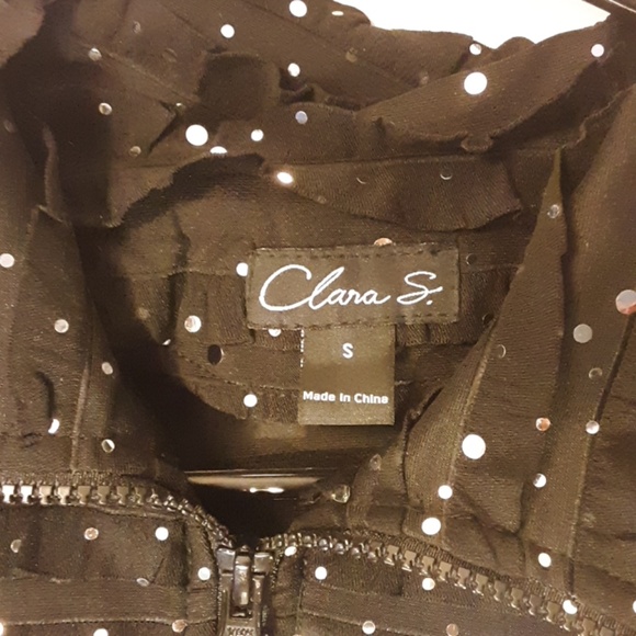 CLARA S..  Dressy sequined  jacket - Picture 2 of 4